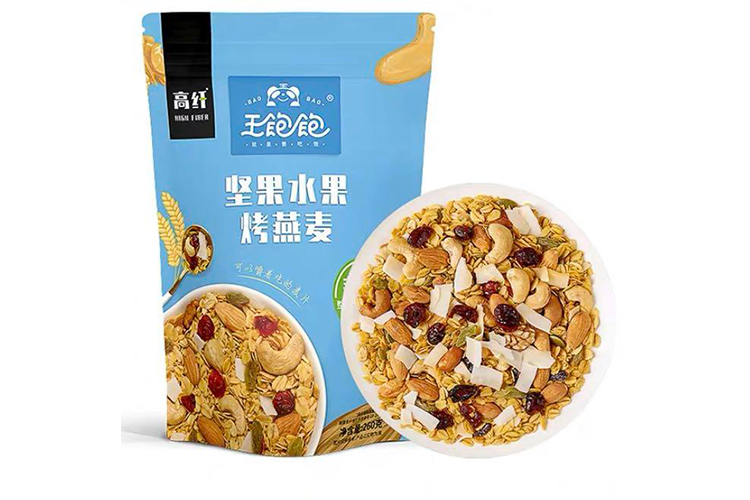 王饱饱坚果水果烤麦片 260G